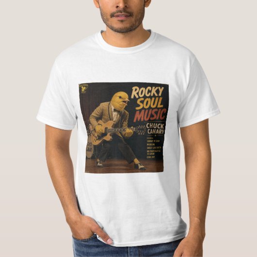 チャックカナリアアルバム: パロディ Tシャツ (正面)