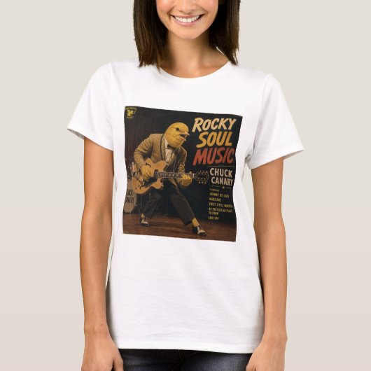 チャックカナリアアルバム: パロディ Tシャツ (正面)