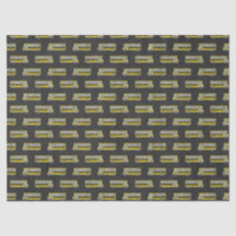 チャックボードのデカップイエロースクールバス