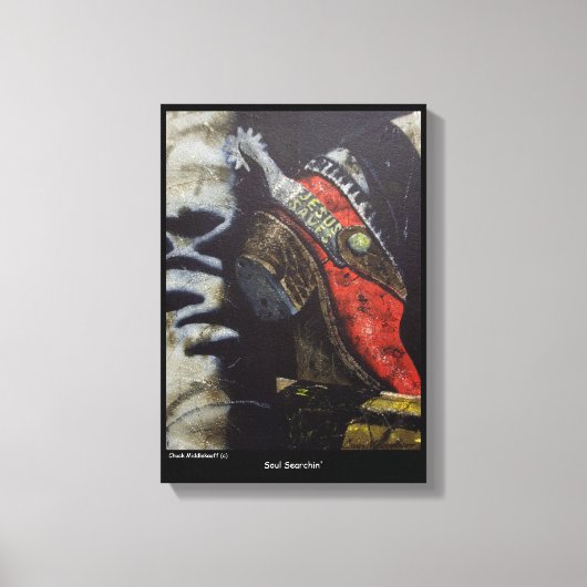 チャックミドルカウフクリスチャン キャンバスプリント (正面)