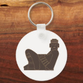 チャックモール キーホルダー (正面)