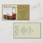 チャックワゴンフードトラック/ケータリング事業 名刺 (正面/裏面)