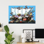 チャックワゴンポスター ポスター (ホームオフィス)