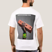 チャック不良。メンズベーシックTシャツ Tシャツ (裏面)