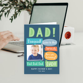 チャッタカスタムボックスの写真の父の日のカード カード