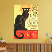 チャットの再開Noir Cabaret, 1896 （色l） キャンバスプリント (インサイチュ (リビング))