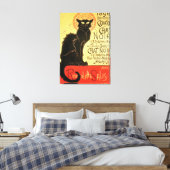 チャットの再開Noir Cabaret, 1896 （色l） キャンバスプリント (インサイチュ (寝室))