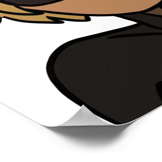 チャットの色 ポスター (角)