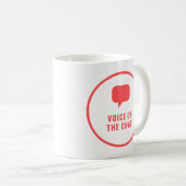 チャットコーヒーマグの音声 コーヒーマグカップ (正面右)