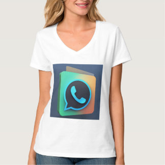 チャットシック： WhatsAppアイコンTシャツ Tシャツ