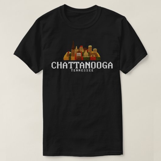 チャットヌガ テネシー Tシャツ (デザイン正面)