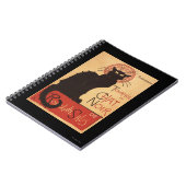 チャットノアキャバレー劇団ブラックキャットプロモポスター ノートブック (左側)