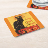 チャットノアステインレンベルエポックヴィンテージアート スクエアペーパーコースター (アングル)