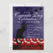 チャットノワールのカナダの日 招待状 (正面)