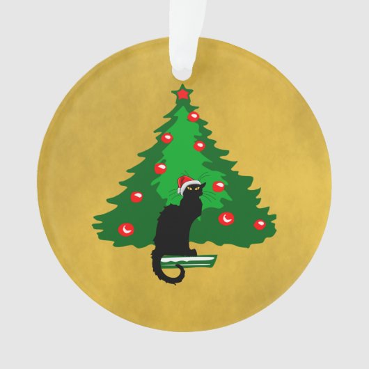 チャットノワールのクリスマス オーナメント (正面)
