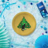 チャットノワールのクリスマス ペーパープレート (パーティー)