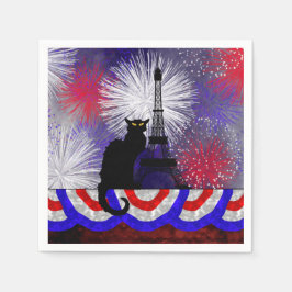 チャットノワールバスティーリデイ スタンダードカクテルナプキン