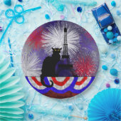 チャットノワールバスティーリデイ ペーパープレート (パーティー)