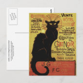 チャットノワール、ヴェンテホテルドゥルートシュテインレンファインアート ポストカード (正面/裏面)