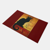 チャットノワール – Black Cat ドアマット (アングル)