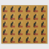 チャットノワール – Black Cat Christmas Wrapping紙 ラッピングペーパー (フラット)