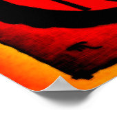 チャットノワール – Black Cat Poster ポスター (角)