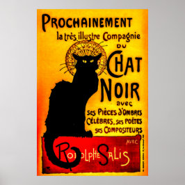 チャットノワール – Black Cat Poster ポスター