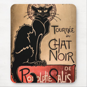 チャットノワール – Black Cat Poster マウスパッド
