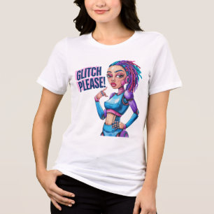 チャットボおもしろいットミーム仲間の不具合 トライブレンドTシャツ
