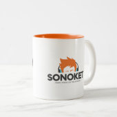 チャット中F ツートーンマグカップ (正面右)