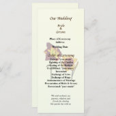 チャット結婚式 プログラムを持つ2つのデイリー プログラム (正面/裏面)