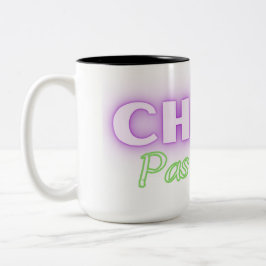 チャット・パス・ダリュア！の猫のフランスの表現 ツートーンマグカップ