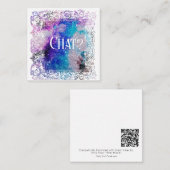 *~*チャット?人間関係AP63フラットノートカード ノートカード (正面/裏面)