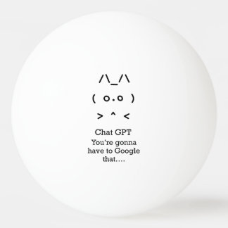 チャットGPT Ping Pong Ball -あなたは行く…google 卓球ボール