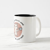 "チャットGrincheuxアヴェックタセ" ツートーンマグカップ (正面右)