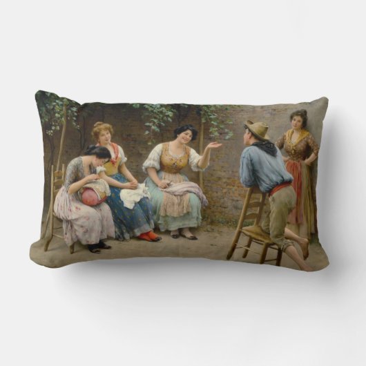 チャッフレンドリート ランバークッション (正面)