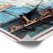 チャップマンクリッパー船歴史リプロポスター ポスター (角)