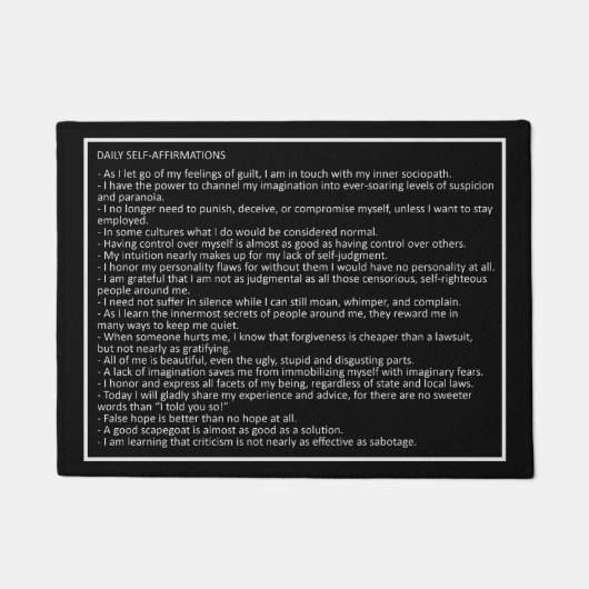 チャッ素晴らしクカスタムカラードアマット2 ドアマット (正面)