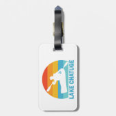 チャツゲノースカロライナ湖ジョージアカヤック ラゲッジタグ (裏面縦)
