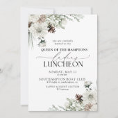 チャティエレガントリティランチウォーターカラー冬 招待状 (正面)