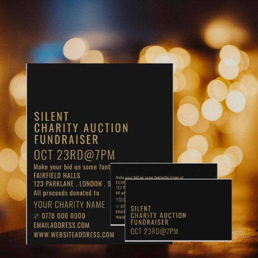 チャティモダンー静か・オークションイベント チラシ