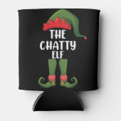 チャティ小妖精や小人ファミリーマッチンググループクリスマス 缶クーラー (正面)