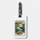 チャトガリバーサウスカロライナ色 ラゲッジタグ (裏面縦)