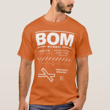 チャトラパティ国際的シバジ空港BOM Tシャツ