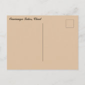 チャドのオウニアンガ湖 ポストカード (裏面)