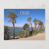 チャドのオウニアンガ湖 ポストカード (正面)