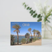 チャドのオウニアンガ湖 ポストカード (スタンド正面)