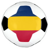 チャドの国旗 サッカーボール (回転)