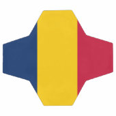 チャドの国旗 サッカーボール (フラット)