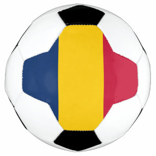 チャドの国旗 サッカーボール